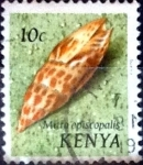 Sellos de Africa - Kenya -  Intercambio 0,20 usd  10 cent. 1971