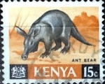 Stamps Kenya -  Intercambio 0,20 usd  15 cent. 1966