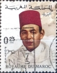 Stamps Morocco -  Intercambio 0,20 usd  25 cent.  1968