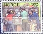 Sellos del Mundo : Europe : Norway : Intercambio cxrf 0,20 usd 2,50 k. 1984