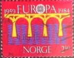 Stamps Norway -  Intercambio cxrf 0,40 usd 2,50 k. 1984