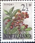 Stamps New Zealand -  Intercambio 0,20 usd 2,5 p. 1961