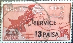 Stamps Pakistan -  Intercambio 0,20 usd 13 p. Sobre 2 A. 1961