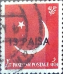 Stamps Pakistan -  13 p. sobre 2 A. 1961