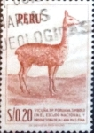 Stamps Peru -  Intercambio 0,20 usd 20 cent. 1960