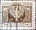 Stamps Poland -  Intercambio 2,25 usd 500000 m. 1925