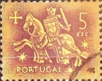 Stamps Portugal -  Intercambio 0,20 usd 5 e. 1953