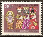 Stamps Germany -  Navidad 1972.