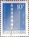 Stamps Romania -  Intercambio 0,20 usd 10 b. 1973