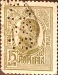 Stamps Romania -  Intercambio 0,20 usd 15 b. 1909