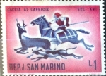 Sellos del Mundo : Europe : San_Marino : Intercambio cxrf 0,20 usd 1 l. 1961