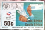 Stamps South Africa -  Intercambio pxg 0,50 usd 50 cent. 1994