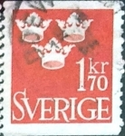 Stamps Sweden -  Intercambio 0,20 usd 1,70 k. 1951