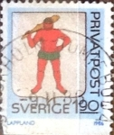 Stamps Sweden -  Intercambio 0,20 usd 1,90 k. 1986