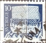 Stamps Sweden -  Intercambio 0,20 usd 10 o. 1973