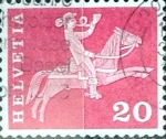 Stamps Switzerland -  Intercambio 0,20 usd 20 cent. 1960