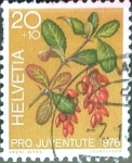 Stamps Switzerland -  Intercambio 0,20 usd 20 + 10 cent. 1976