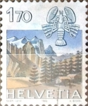 Stamps Switzerland -  Intercambio 0,30 usd 1,70 fr. 1983