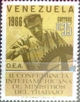 Stamps Venezuela -  Intercambio 0,20 usd  35 cent. 1966