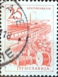 Stamps Yugoslavia -  Intercambio 0,20 usd  25 d. 1961