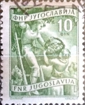 Sellos del Mundo : Europa : Yugoslavia : Intercambio 0,20 usd  10 d. 1952