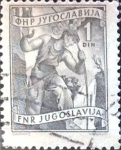 Sellos de Europa - Yugoslavia -  Intercambio crxf 0,20 usd  1 d. 1952