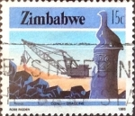 Sellos de Africa - Zimbabwe -  Intercambio nf4b 0,20 usd 15 cent. 1985