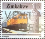 Stamps Zimbabwe -  Intercambio cxrf 0,45 usd 18 cent. 1985