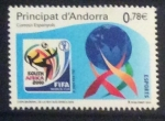 Sellos del Mundo : Europe : Andorra : Campeonato mundial de Fútbol Sudáfrica 