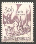 Stamps Czechoslovakia -  1501 - Le Slavin, Bratislava