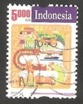 Stamps Indonesia -  2664 - Circuito de correos