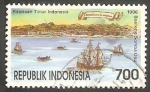 Sellos del Mundo : Asia : Indonesia : 1495 - Fortaleza Somba Opu