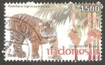 Sellos del Mundo : Asia : Indonesia : 2490 - Tigre de Sumatra