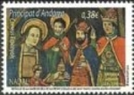 Stamps Andorra -  Navidad