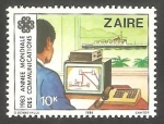 Sellos de Africa - Rep�blica Democr�tica del Congo -  Zaire - Año mundial de las Comunicaciones