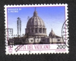 Sellos de Europa - Vaticano -  Monumentos