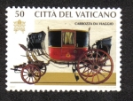 Stamps Vatican City -  Vehículos del Papa