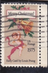 Stamps United States -  Merry Chritsmas- 75