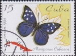 Sellos de America - Cuba -  Mariposa