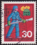 Stamps Germany -  Bombero