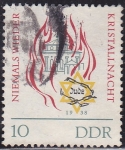 Stamps Germany -  Casa en llamas