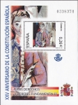 Stamps : Europe : Spain :  HB - XXV Aniversario de la Constitución Española