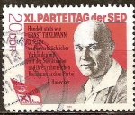 Stamps Germany -  XI.Congreso del Partido Socialista Unificado de Alemania (SED)DDR.