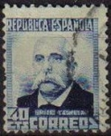 Stamps Spain -  ESPAÑA 1932 670 Sello º Personajes Emilo Castelar 40c Republica Española