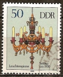 Stamps Germany -  candelabros,Seiffen en 1930 (DDR).