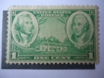 Sellos de America - Estados Unidos -  George Washington and Nathanael Greene - Mount Vernon