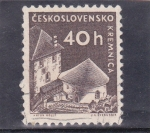 Stamps Czechoslovakia -  castillo de Kremnica