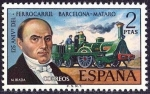 Sellos del Mundo : Europa : Espaa : Ferrocarril Barcelona - Mataró