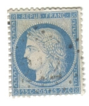 Sellos de Europa - Francia -  Ceres. III República (1871-75)