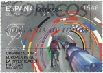 Stamps Spain -  SERIE CIENCIA. CENTRO EUROPEO PARA LA INVESTIGACIÓN NUCLEAR. EDIFIL 4849